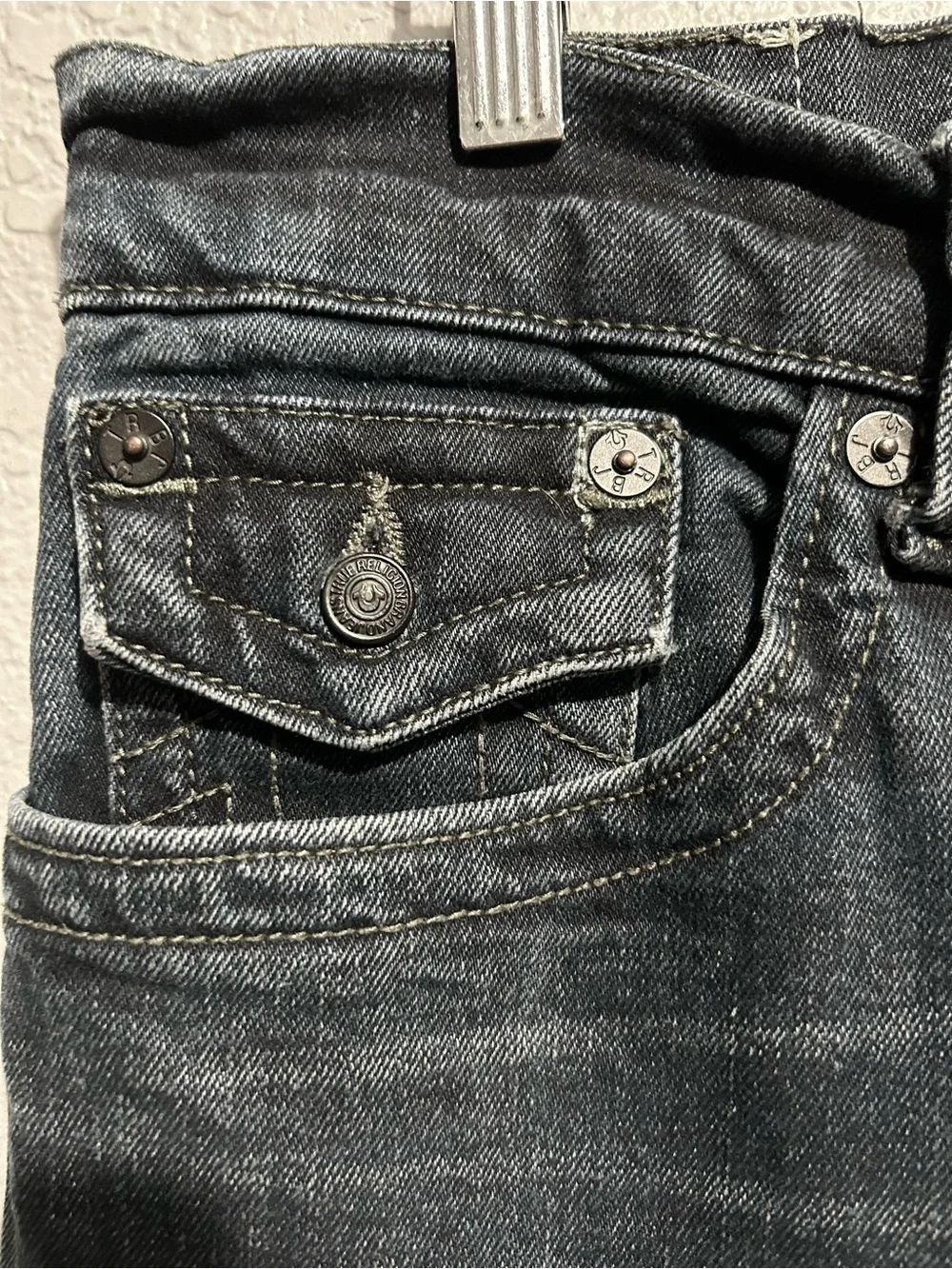 True Religion Men’s Indigo Slim Straight Jeans
